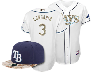 These are the uniforms the Rays will wear on Memorial Day.