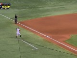 Evan Longoria Threw Out A Runner From Foul Territory