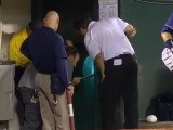 Fernando Rodney Got Stuck In The Dugout Bathroom