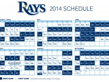 Here Is The Tampa Bay Rays 2014 Schedule