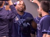 Delmon Young Hits His First Home Run Since Returning To The Rays