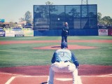 Great Photo Of Evan Longoria Catching Cal Ripken Jr’s First Pitch