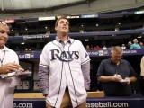 Casey Gillaspie Puts On A Rays Jersey For The First Time