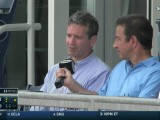 Stuart Sternberg groaning when Juan Francisco swings at a first pitch is the best