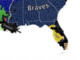 Map shows the most popular team in every Florida county