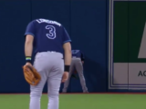 Fantastic shot of Evan Longoria and Mikie Mahtook reacting to Jose Bautista’s home run