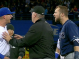 The Rays and Blue Jays nearly brawled because one player tried to compliment another